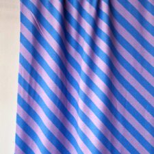 Mieli BLUEBERRY, diagonal stripes | organic jersey fabric - Afbeelding 4
