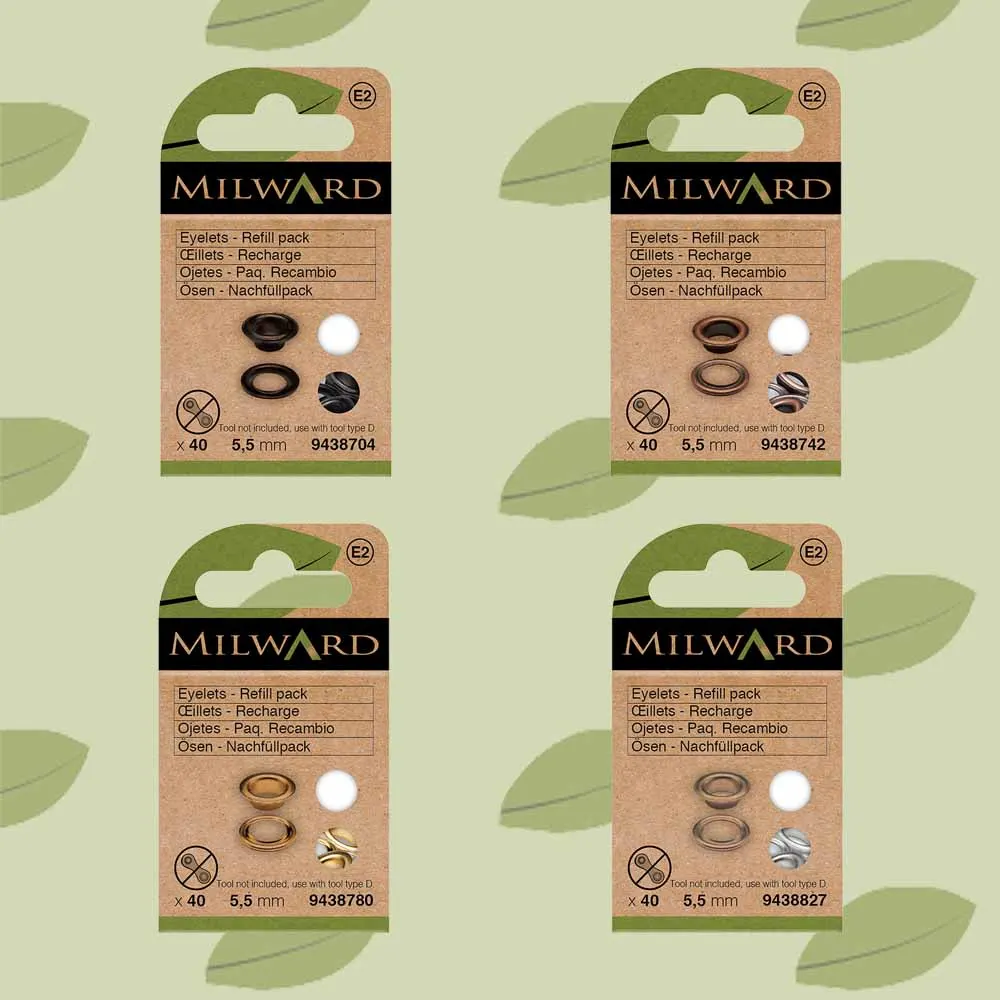 Milward Nestelringen 8,7 mm brons - 24st - Afbeelding 4