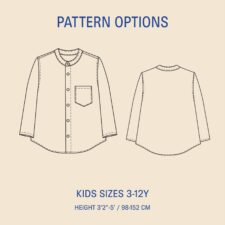 Wardrobe By Me Naaipatroon Mini Jensen Shirt kids' | 98-152, verwachte levering september 2026 - Afbeelding 2