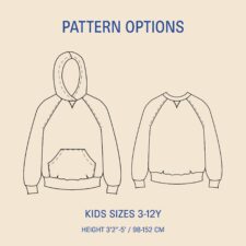 Wardrobe By Me Naaipatroon Hoodie sweater Kids' 98-152, verwachte levering september 2026 - Afbeelding 2