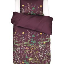 Essenza Augustina Dekbedovertrek Mauve wine 1p set 140x220+60x70