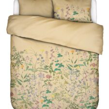 Essenza Augustina Dekbedovertrek Yellow straw 2p set 240x220+2/60x70