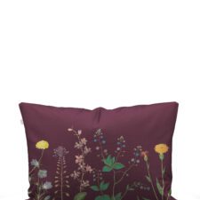 Essenza Augustina Kussensloop Mauve wine 60x70