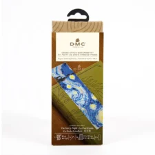 Let op, niet bio! -  DMC Kruissteek kit boekenlegger  The Starry Night - Masters collection