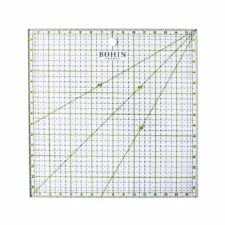 Bohin Quilt liniaal vierkant 16x16cm - 1st