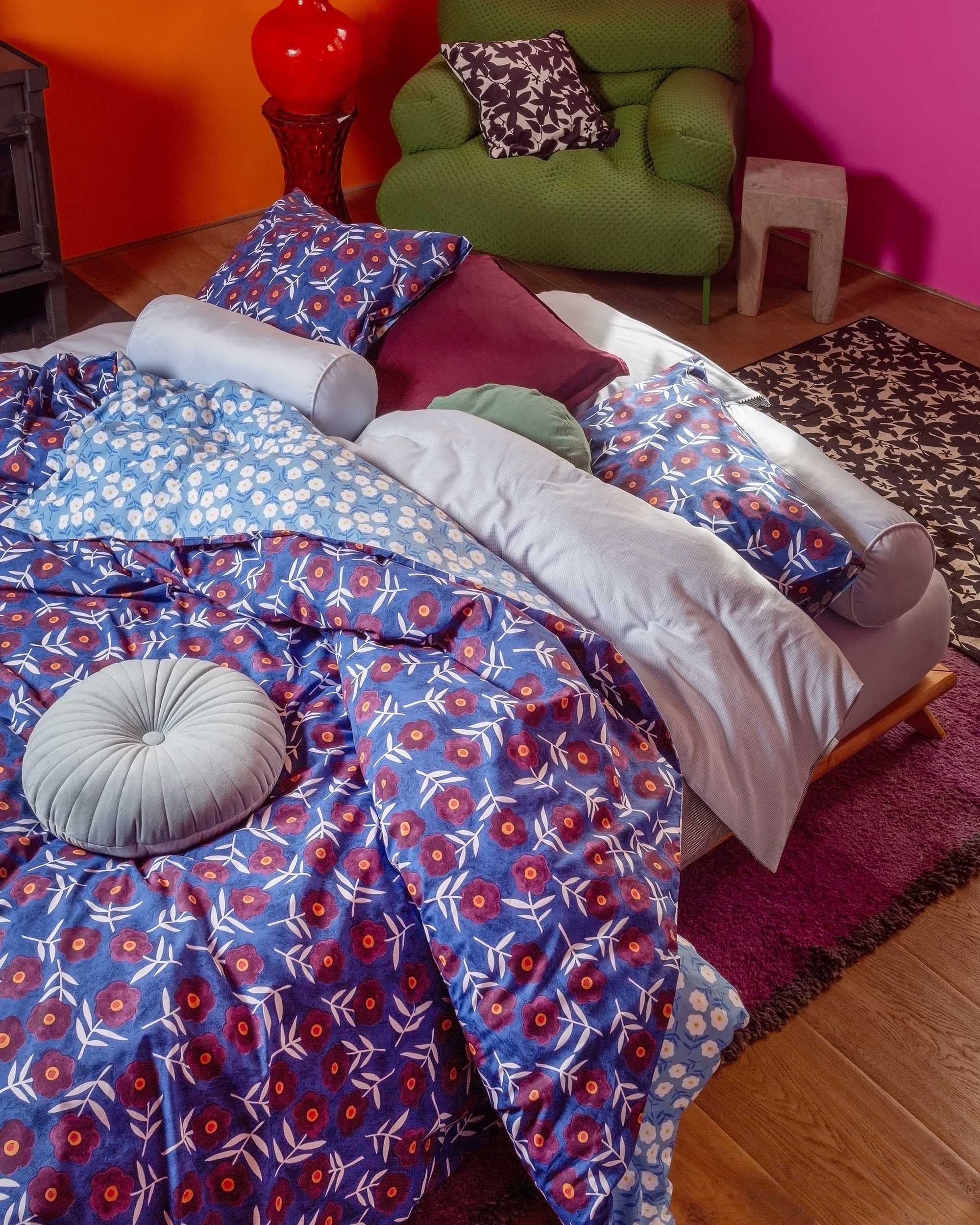 Essenza & Co Blooming Ballet Dekbedovertrek Katoen perkal (inclusief kussenslopen) 240 x 220 cm - Afbeelding 2
