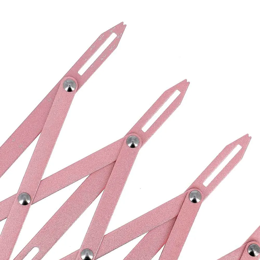 Bohin Knopenverdeler alum. roze tot 9 knopen 16x8cm - 1st - Afbeelding 3