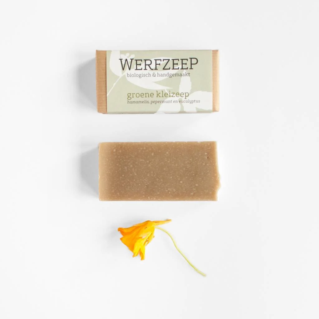 Werfzeep Groene kleizeep - 100 gr