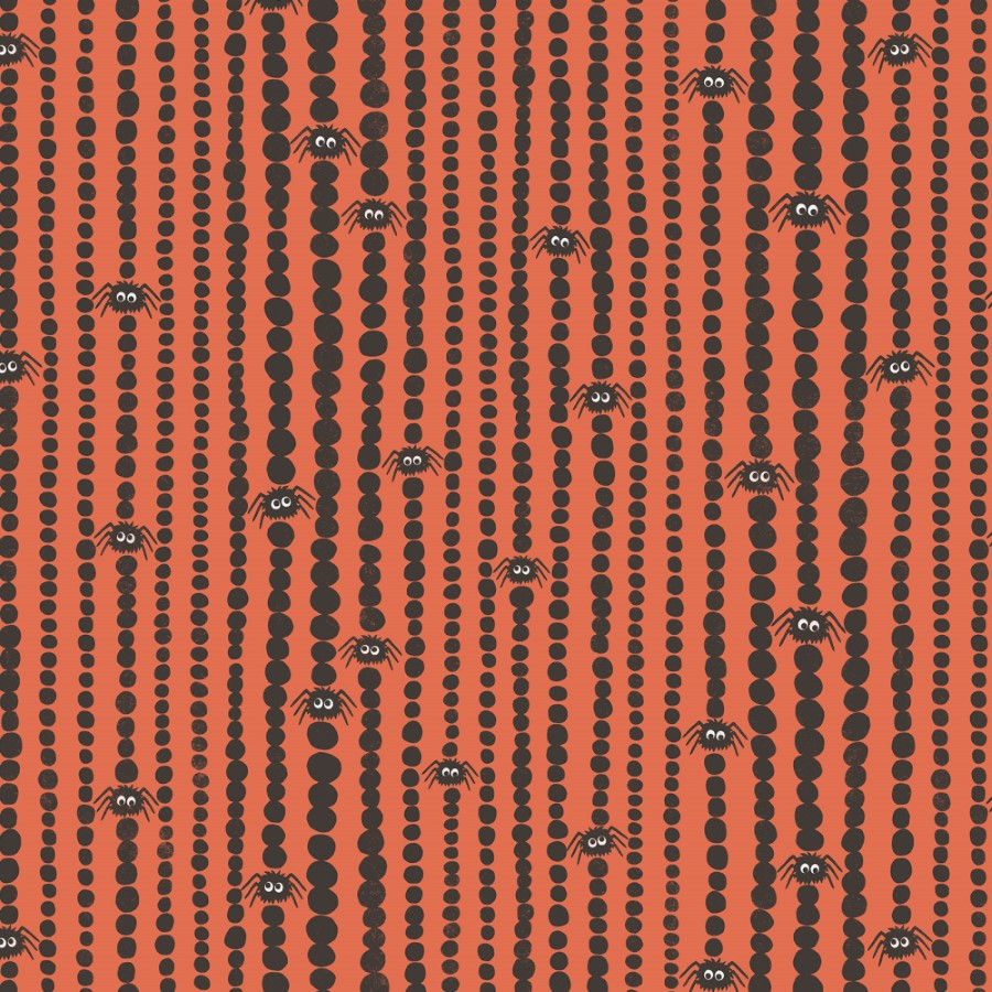 Cloud9 Gothic Whimsy - Spiders Stripes | Red/Black, verwachte levering augustus 2026