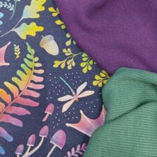 Hazeltjes Forest Dragons Rainbow Navy, organic summersweat - Afbeelding 6