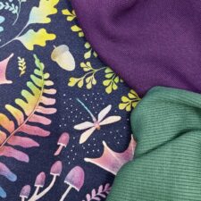 Hazeltjes Forest Dragons Rainbow Navy, organic summersweat - Afbeelding 9