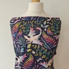 Hazeltjes Forest Dragons Rainbow Navy, organic summersweat - Afbeelding 7