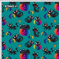Hazeltjes Pumpkin Cats Turquoise jersey, verwachte levering augustus- september 2026 - Afbeelding 3
