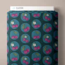 Cloud9 Black Forest  - 229259 -  Dotted Cherries | Teal, verwachte levering oktober-november 2026 - Afbeelding 2