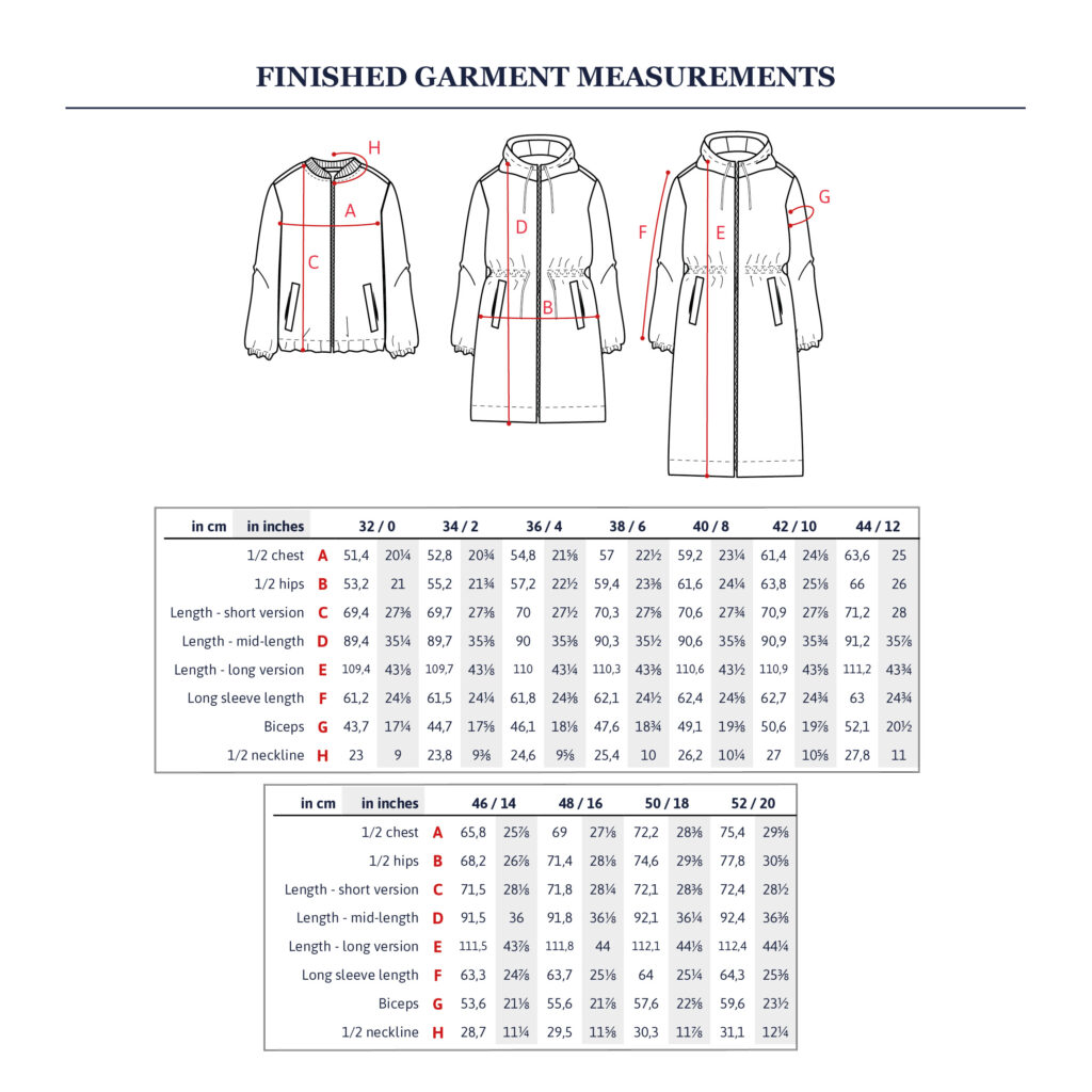 Ikatee Naaipatroon QUIMPER women's parka paper sewing pattern | 32-52 - Afbeelding 3