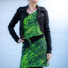 Astrokatze  ColorLeaves MINI mono moosgrün jersey, verwachte levering eind september 2026 - Afbeelding 3