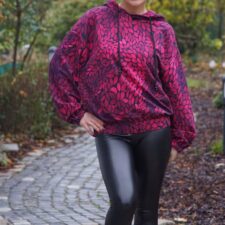 Astrokatze ColorLeaves MINI mono rosenrot jersey, verwachte levering eind september 2026 - Afbeelding 4