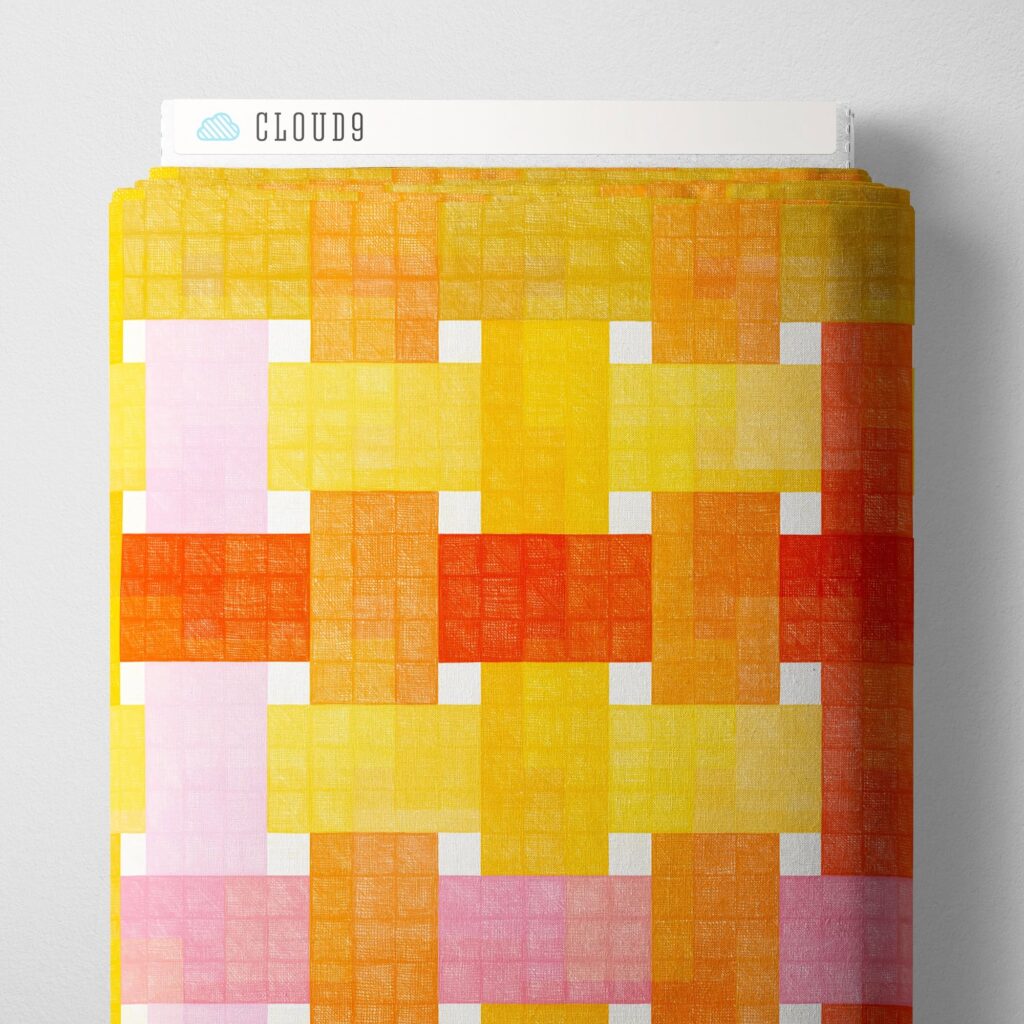 Cloud9 Pop and Plaids - 229338 - Woven Sunshine, verwachte levering september 2026 - Afbeelding 2