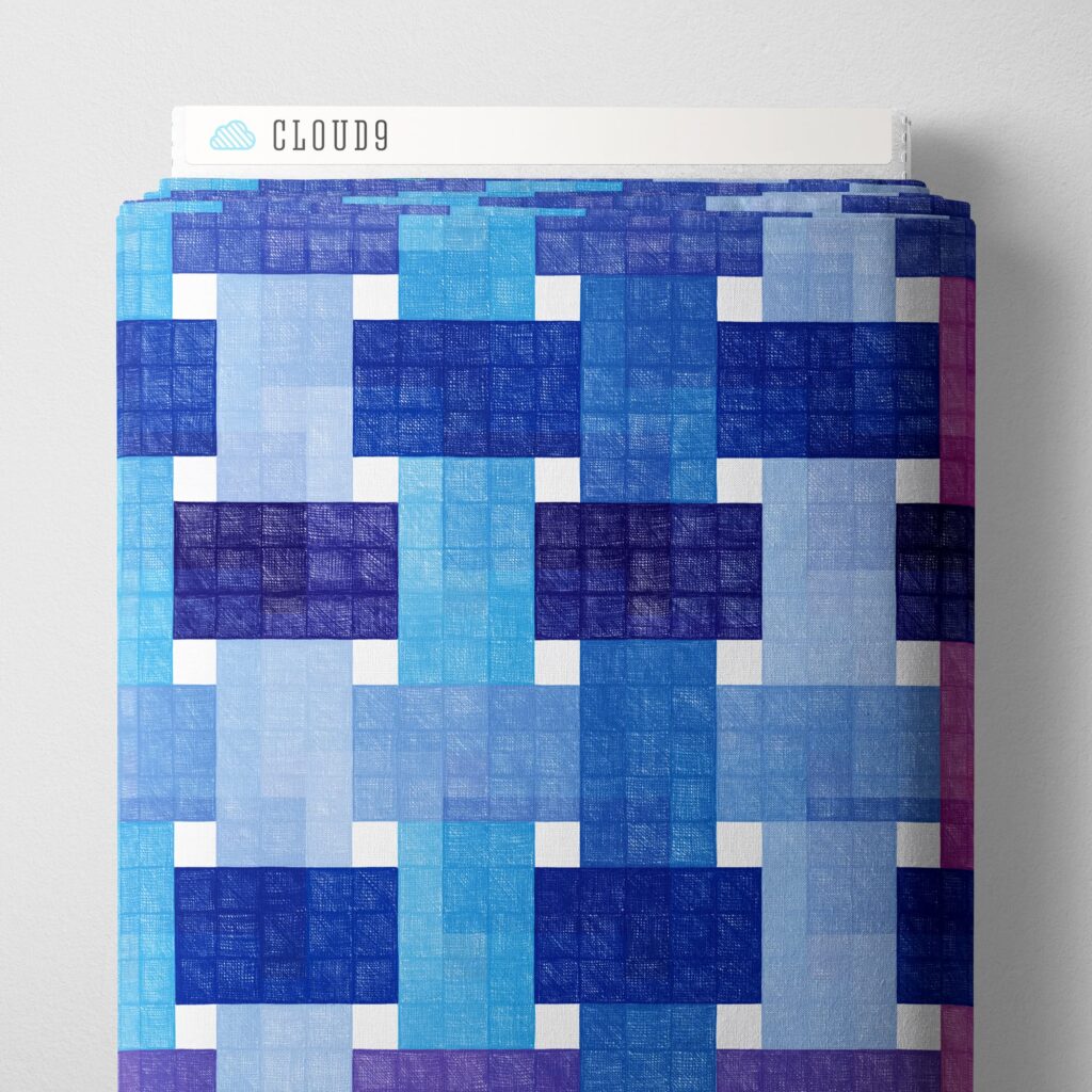 Cloud9 Pop and Plaids - 229337 - Woven Sky, verwachte levering september 2026 - Afbeelding 2