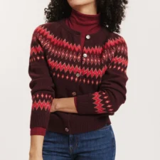 Tranquillo - Leonaa Knit Cardigan - Winetasting maat L , verwachte levering eind augustus 2026