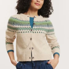 Tranquillo - Leonaa Knit Cardigan - off-white -  maat L , verwachte levering eind augustus 2026