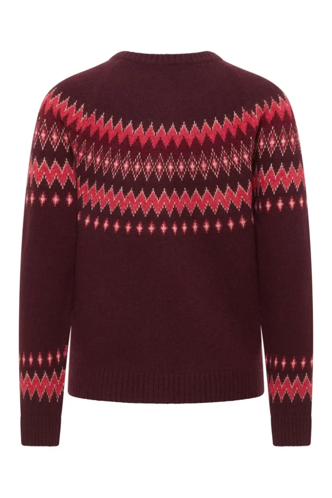 Tranquillo - Leonaa Knit Cardigan - Winetasting maat L , verwachte levering eind augustus 2026 - Afbeelding 5