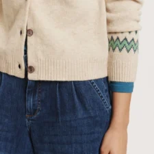 Tranquillo - Leonaa Knit Cardigan - off-white -  maat L , verwachte levering eind augustus 2026 - Afbeelding 4