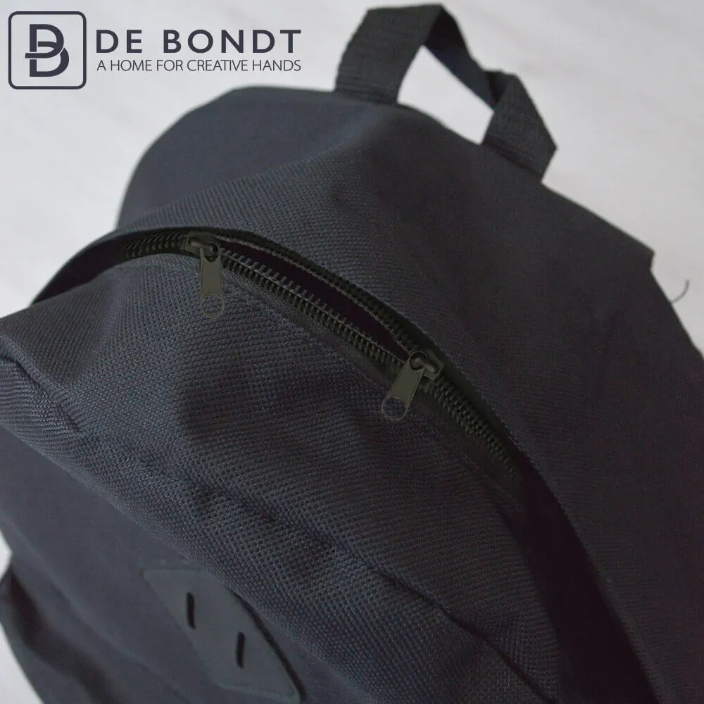 Rugzakrits met twee schuivers 100cm -zwart- 580 - Afbeelding 2