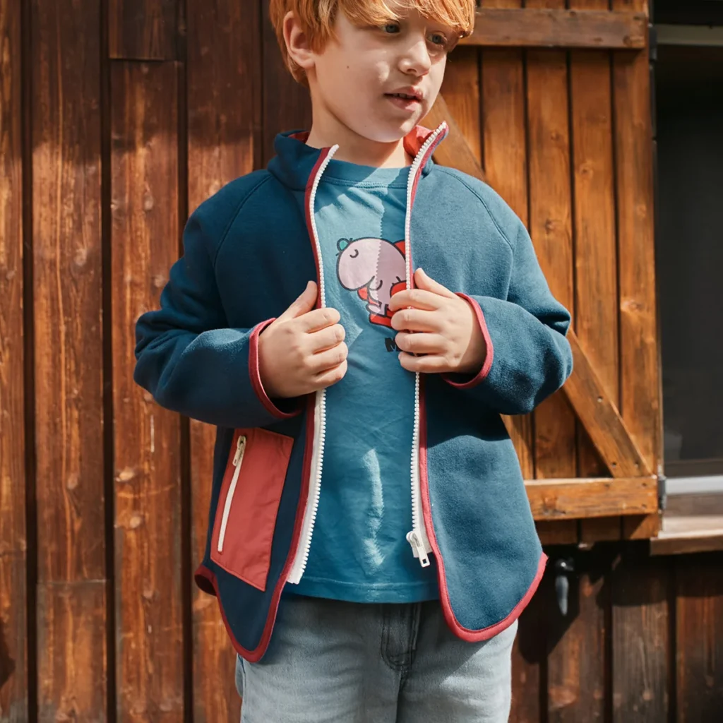 Ikatee Naaipatroon NAGANO - children's zip-up jacket - 3/12y , verwachte levering september 2026 - Afbeelding 10